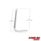 Extreme Max Extreme Max 3005.2175 Post Trailer Guide-On - 45", Zinc-Plated Uprights with Zinc-Plated Hardware 3005.2175 - alternate 7